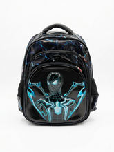 Spider Man 3D Kids School Backpack Black