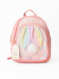 Girls Pink Bunny Ears Glitter Backpack