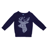 Baby Woolen Deer Swamp Jumper | Little Darling