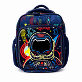 Kids Astronaut School Backpack Navy Blue