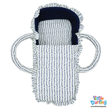 Infant Moses Basket Cross Print | Little Darling