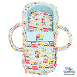 Infant Moses Basket Truck & Car Print | Little Darling