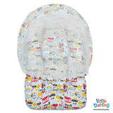 Baby Net Gadda Set Truck & Car Sky Blue Color | Little Darling