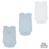 Baby Bodysuit Pk Of 3 Sleeveless Little Princess | Little Darling