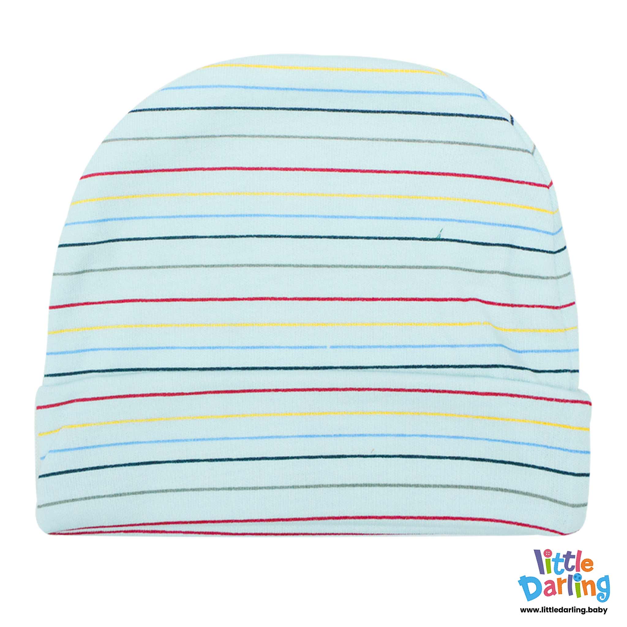 Baby Regular Cap Truck & Car Stripes by Little Darling