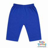 Baby Night Suit Animal Print Blue | Little Darling
