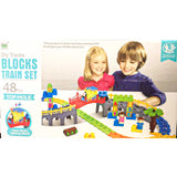 Baby DIY Blocks Train Track Set (48 Pcs)