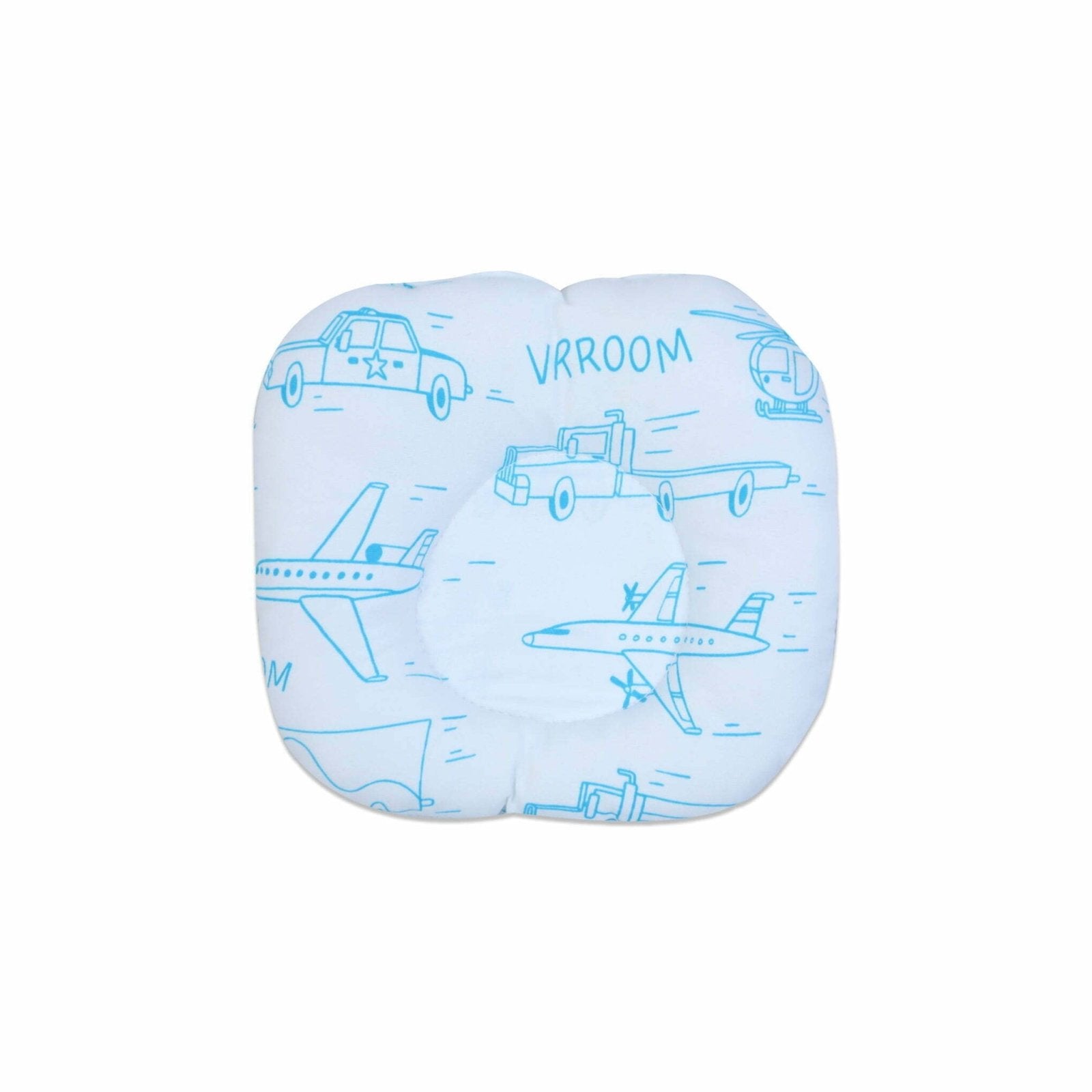 Airplane Print Head Pillow by Little Darling
