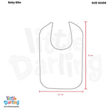 Baby Bibs Pk Of 3 I Love Dad | Little Darling - Zubaidas Mothershop