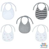 Baby Bibs Pk of 5 I Love Dad | Little Darling - Zubaidas Mothershop
