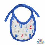 Baby Bibs Pk of 5 Numbers Print | Little Darling - Zubaidas Mothershop