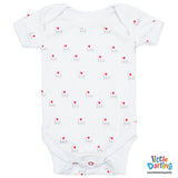 Baby Bodysuits Short Sleeves Pk Of 3 I Love Dad | Little Darling - Zubaidas Mothershop