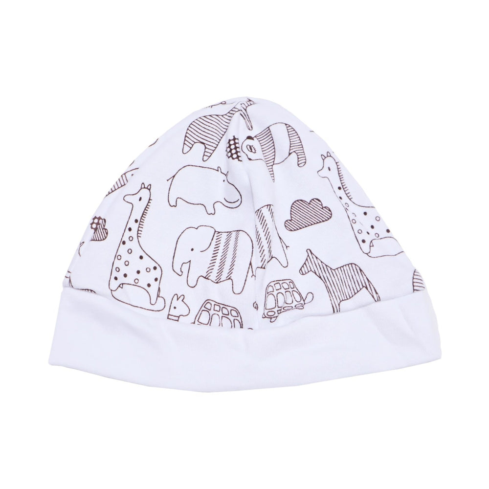 Baby Cap Animal Printed | Little Darling - Zubaidas Mothershop