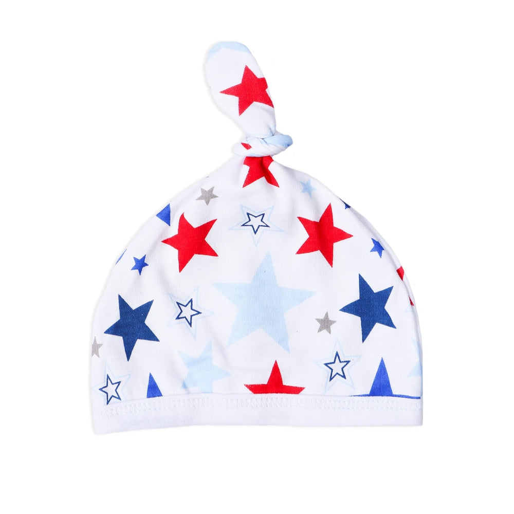 Baby Cap Big Multi Star Print | Little Darling - Zubaidas Mothershop