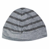 Baby Cap Gray Color with Stripes | Little Darling - Zubaidas Mothershop