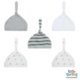 Baby Cap Knotted Pk Of 5 - Zubaidas Mothershop