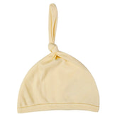 Baby Cap Lemon Color With Knot | Little Darling - Zubaidas Mothershop