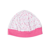 Baby Cap Pink Bear Print | Little Darling - Zubaidas Mothershop