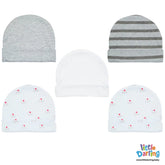 Baby Cap Pk Of 5 Regular Love Dad | Little Darling - Zubaidas Mothershop
