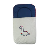 Baby Carry Nest Blue Giraffe Embroidery | Little Darling - Zubaidas Mothershop