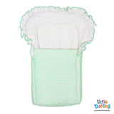 Baby Carry Nest Frill Light Sea Green | Little Darling - Zubaidas Mothershop