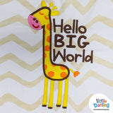 Baby Carry Nest Hello Big World Lines | Little Darling - Zubaidas Mothershop