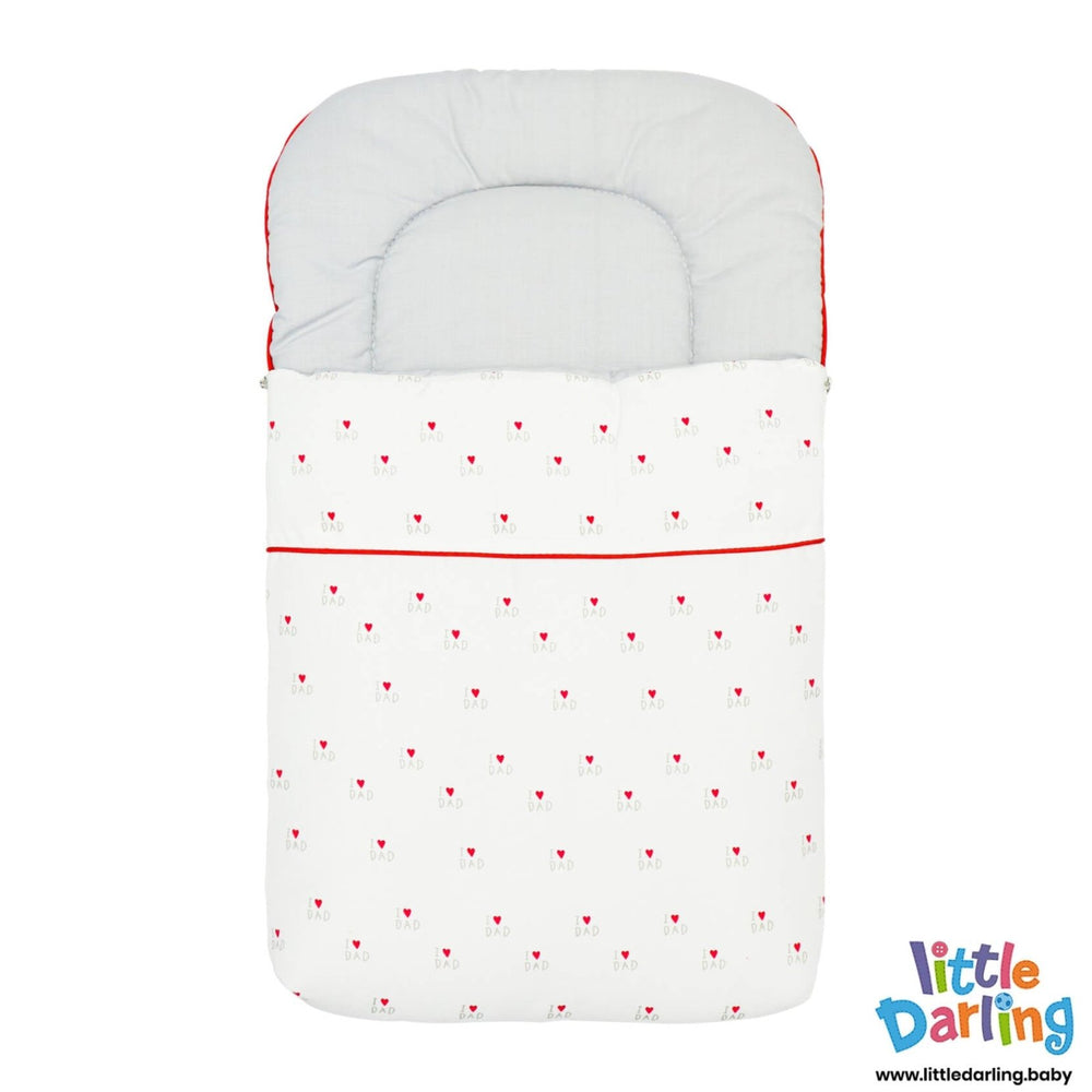 Baby Carry nest Plain I Love Dad | Little Darling - Zubaidas Mothershop