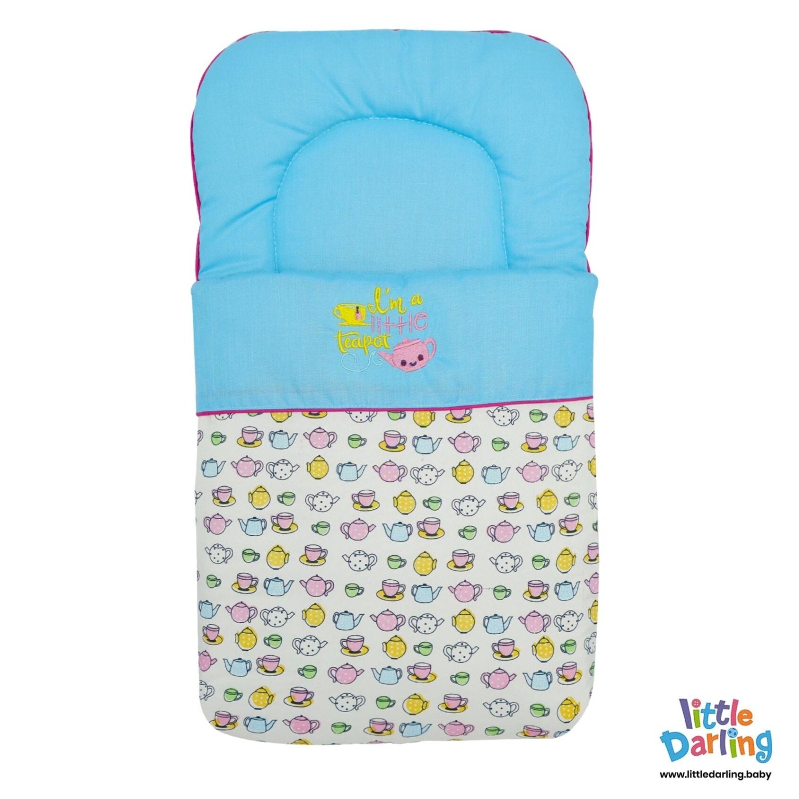 Baby Carry nest Plain Little Teapot Design | Little Darling - Zubaidas Mothershop