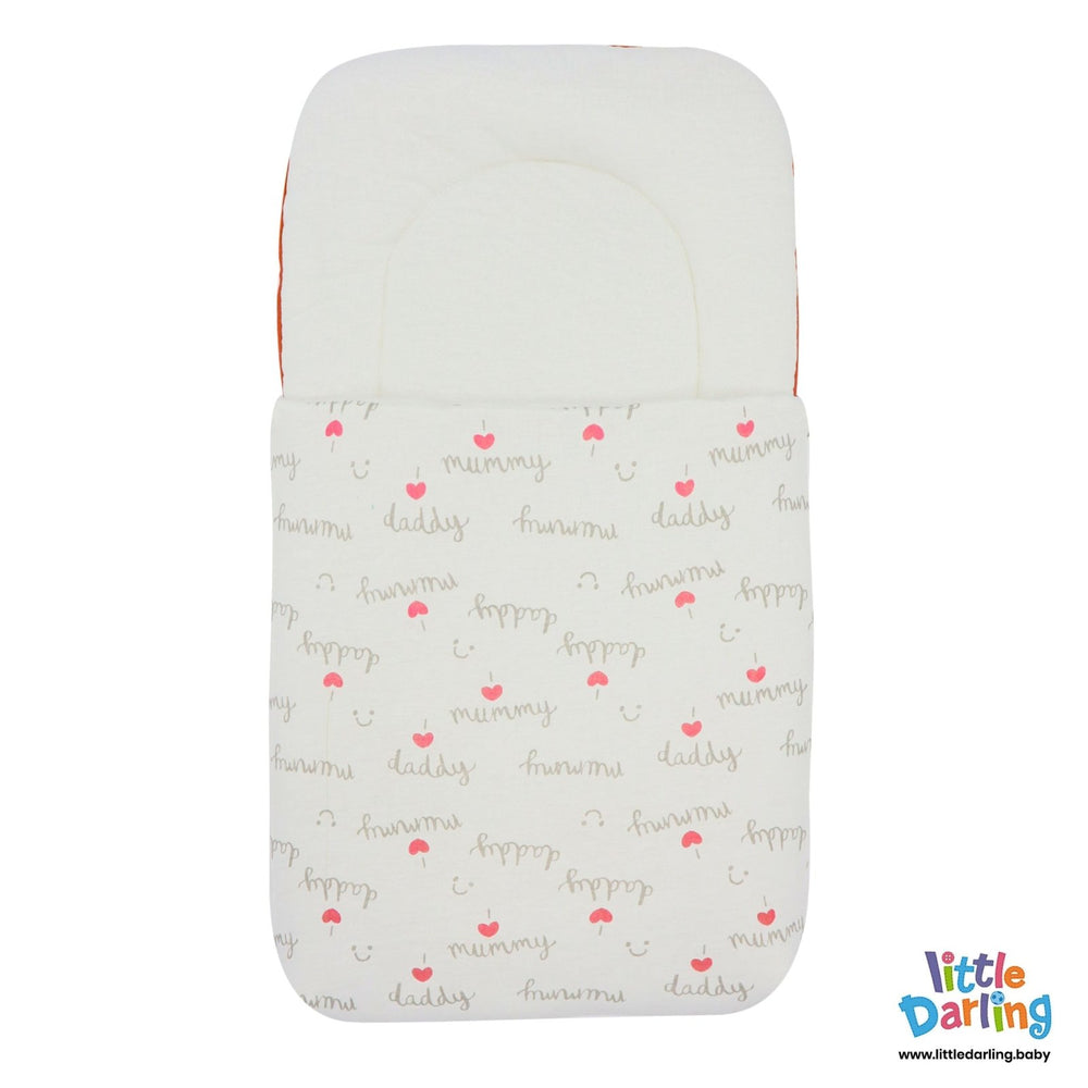 Baby Carry Nest Plain Mummy Daddy Print | Little Darling - Zubaidas Mothershop