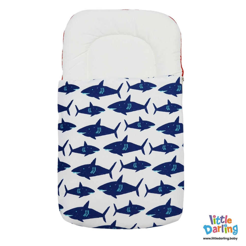 Baby Carry Nest Shark Print | Little Darling - Zubaidas Mothershop
