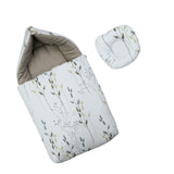 Baby Carry Nest White Floral Print | Little Darling - Zubaidas Mothershop