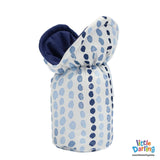 Baby Feeder Cover Blue Dots Print | Little Darling - Zubaidas Mothershop