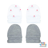 Baby Mittens Pair Pk Of 2 I Love Dad | Little Darling - Zubaidas Mothershop