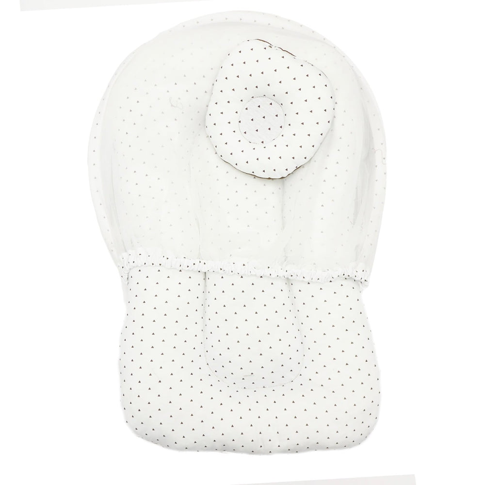 Baby Net Gadda Set Triangle Print 2 Pcs | Little Darling - Zubaidas Mothershop