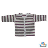 Baby Night Suit Grey Stripes | Little Darling - Zubaidas Mothershop