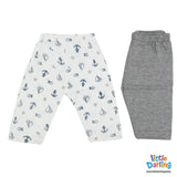 Baby Pajamas pk of 2 Anchor Print | Little Darling - Zubaidas Mothershop