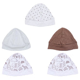 Baby patch Cap Pack Of 5 | Little Darling - Zubaidas Mothershop