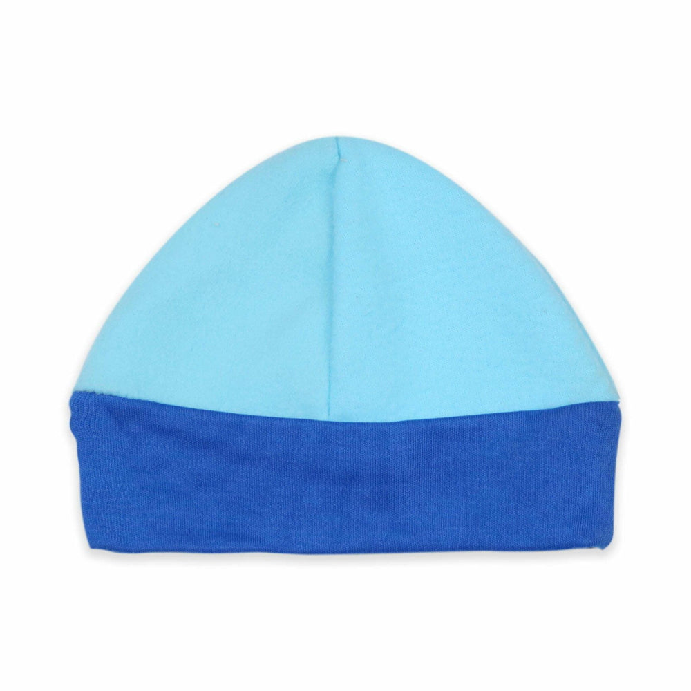 Baby Pollar Cap Dual Blue Color | Little Darling - Zubaidas Mothershop