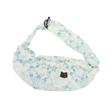 Baby Sling Aqua Color Flower Print - Zubaidas Mothershop