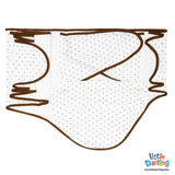 Baby Swaddler Little Triangle Print | Little Darling - Zubaidas Mothershop