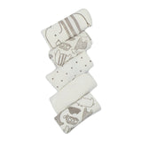Baby Wash Clothes Elephant Print PK of 5 | Little Darling - Zubaidas Mothershop