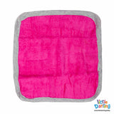 Baby Wash Clothes PK of 4 Shocking Pink Color | Little Darling - Zubaidas Mothershop