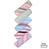 Baby Wash Clothes PK of 5 Pink Color | Little Darling - Zubaidas Mothershop