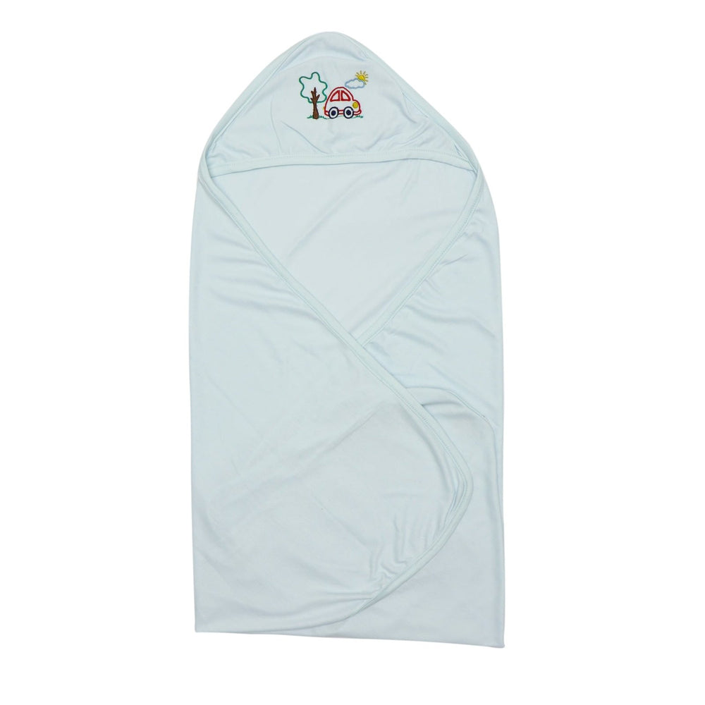 Baby Wrapper With Hood Light Blue | Little Darling - Zubaidas Mothershop