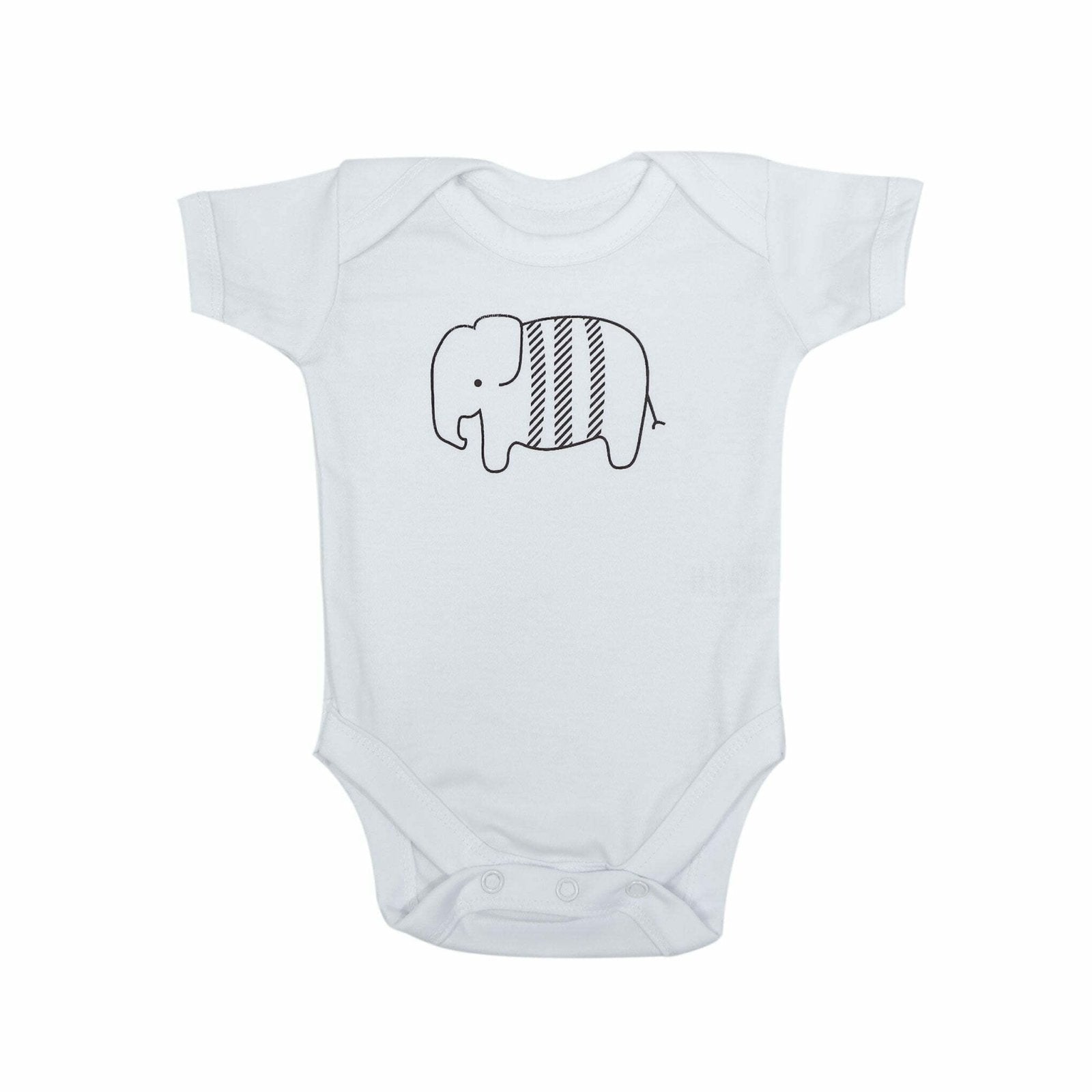 Bodysuit Pack of 3 Half Sleeve Animal Print by Little Darling