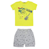 Boys Suit Musical Instruments Embossed | Made In Turkey - Zubaidas Mothershop