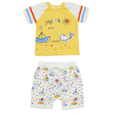 Boys Suit Sailing Summer Yellow Color | Made In Turkey - Zubaidas Mothershop