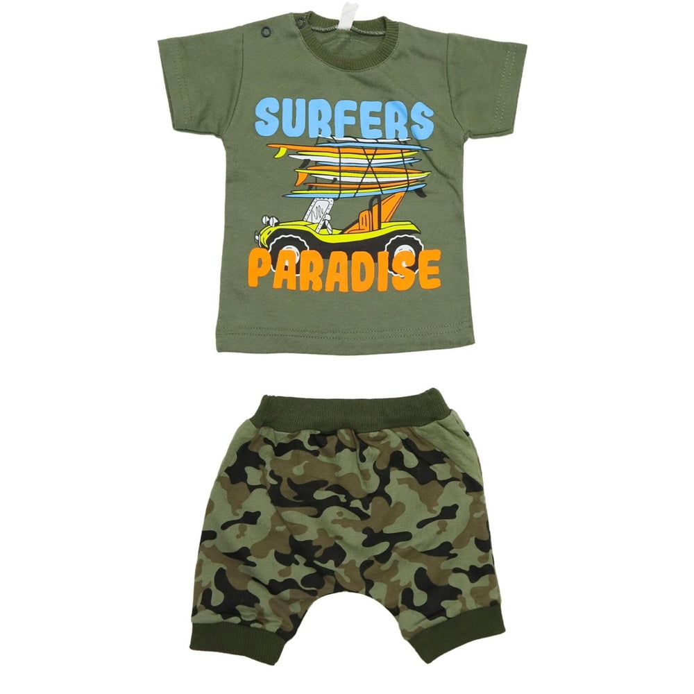Boys Suit Surfers Paradise Green Color | Made In Turkey - Zubaidas Mothershop