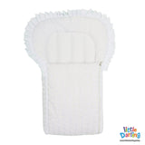 Carry Nest Frill Flowers White Color Little Darling - Zubaidas Mothershop