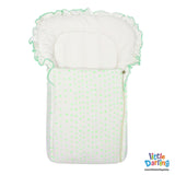 Carry Nest Frill Light Neon Triangle Print | Little Darling - Zubaidas Mothershop